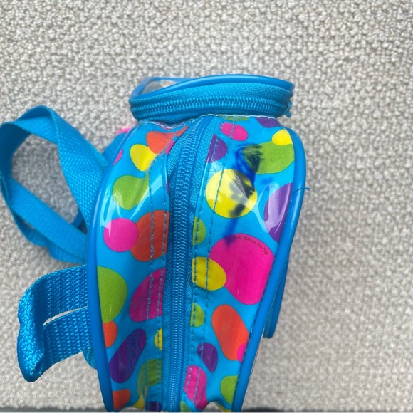 Lisa Frank Spotty Dotty Dalmatian Dog Puppy Clear Mini Backpack Polka Dots FLAWS - Picture 6 of 13